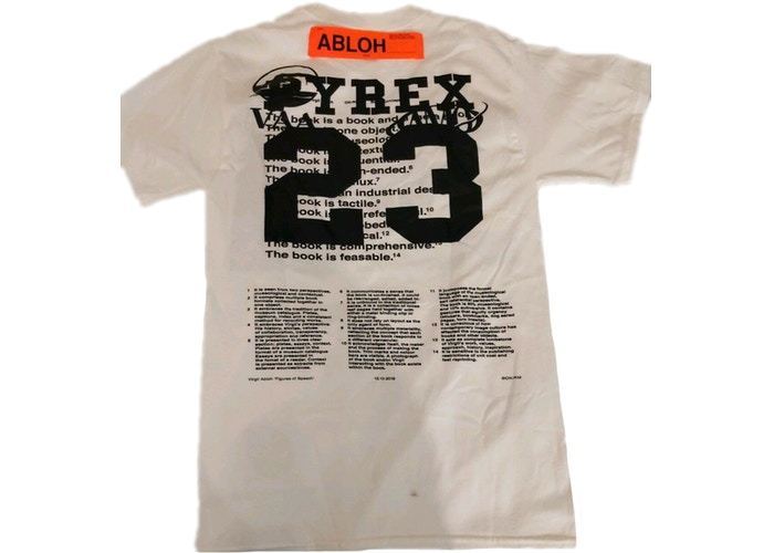 Virgil Abloh x MCA Figures of Speech Pyrex Team Tee White