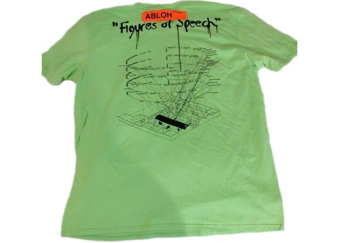 Virgil Abloh x MCA Figures of Speech FOS Tee Green