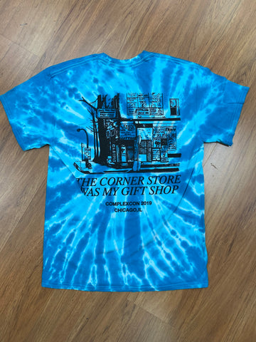 Jover Street Goods Blue Tie Dye Tee