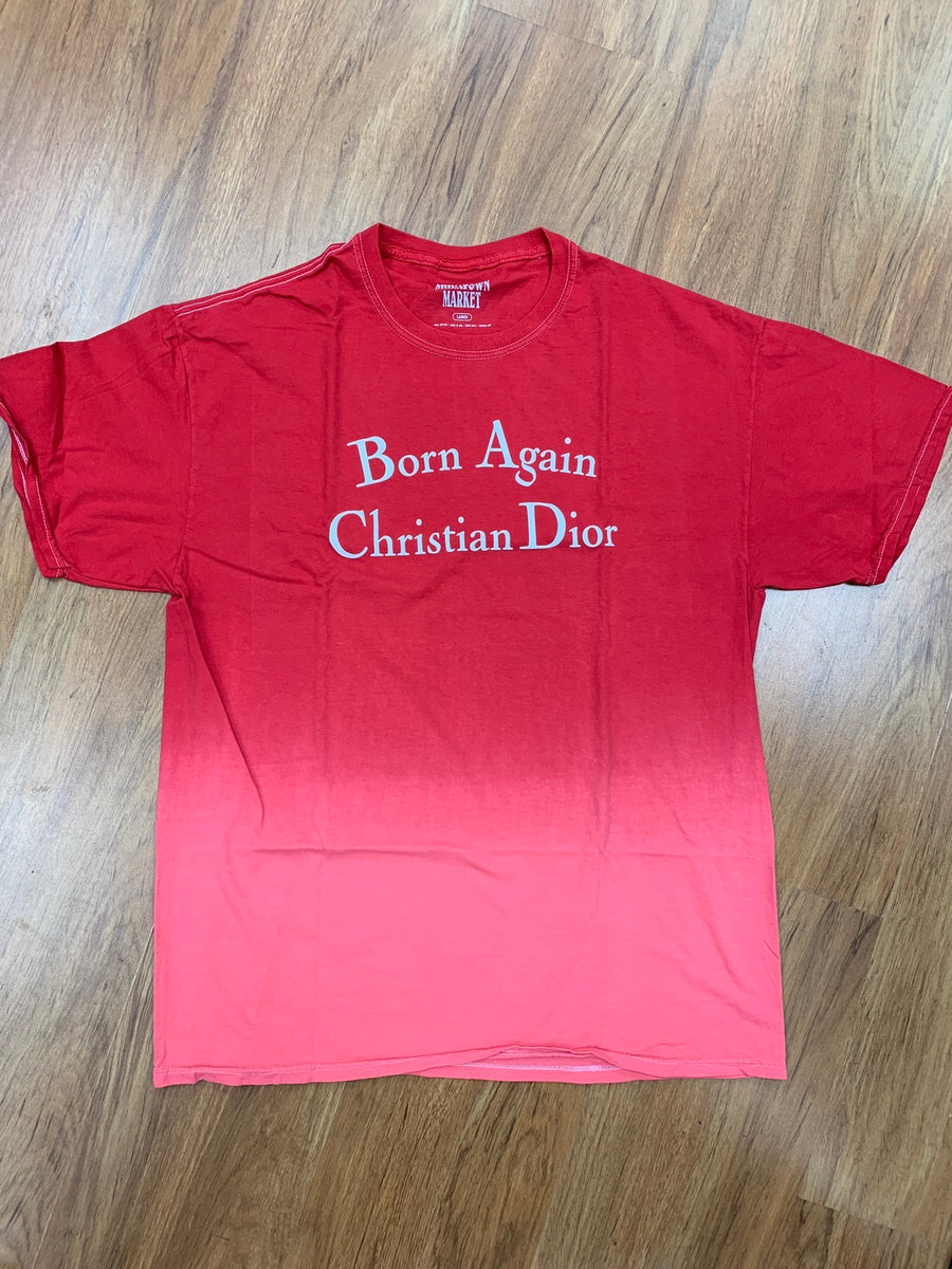 Chinatown Market Born Again Christian Dior Red/Pink Ombré T-shirt