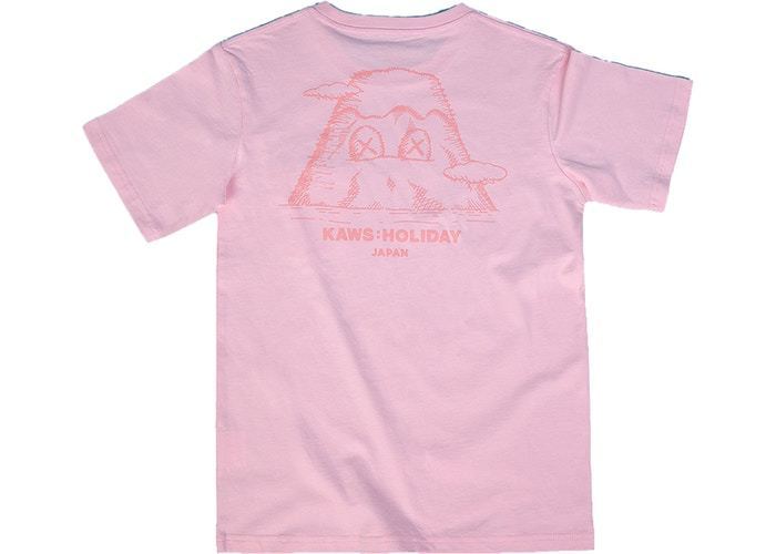 KAWS HOLIDAY JAPAN Pocket T-Shirt Pink