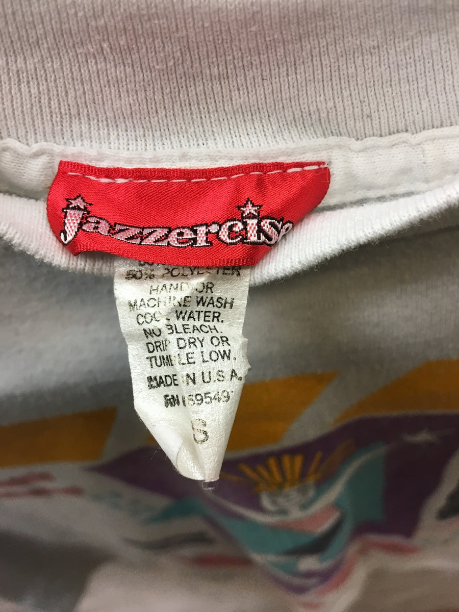 Vintage Jazzercise crop top S