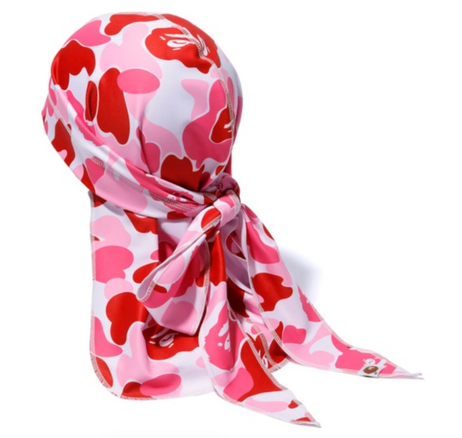 BAPE ABC Du-Rag Pink