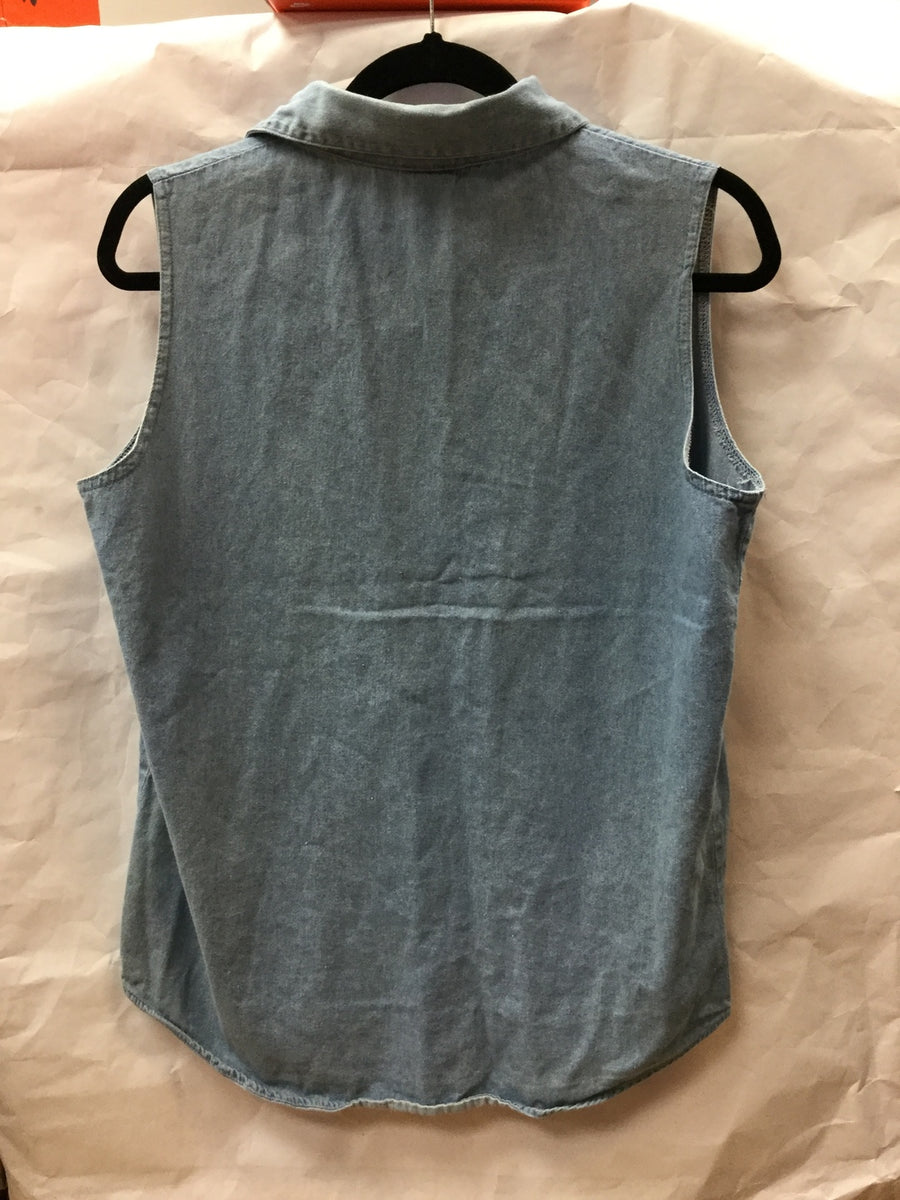 Vintage Disney Denim Button Up M