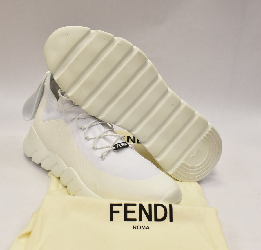 Vnds Fendi Fendi Mid Top White Sneaker