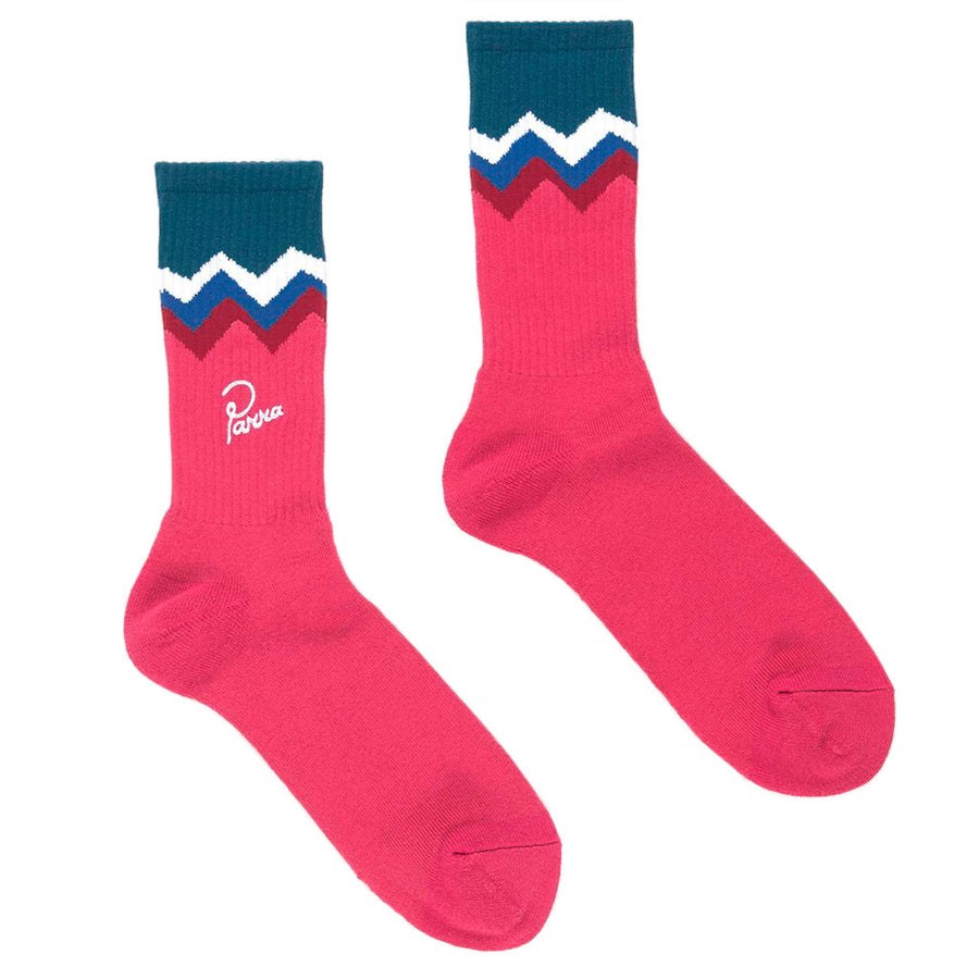 Parra Mountain Striped Crew Socks