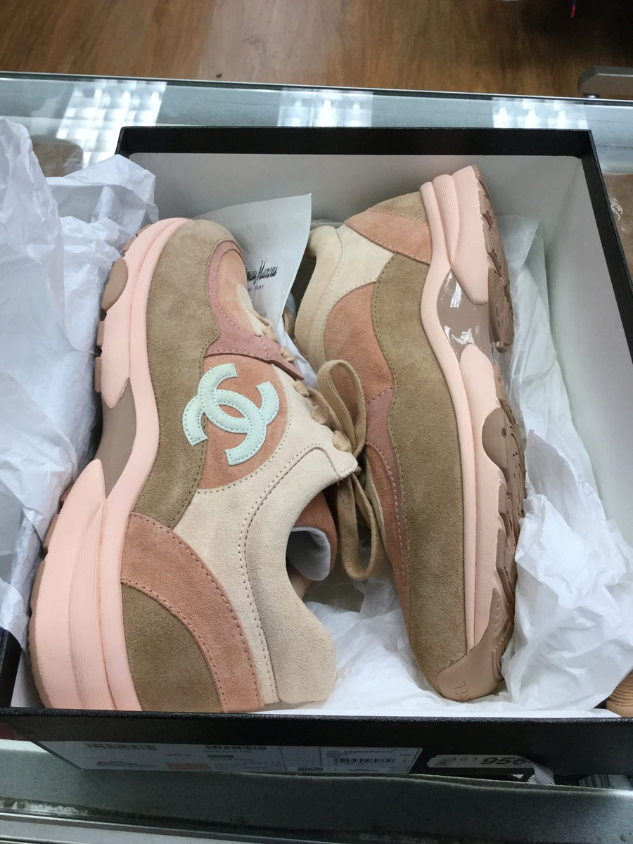 Chanel Suede Sport Runner Sneakers