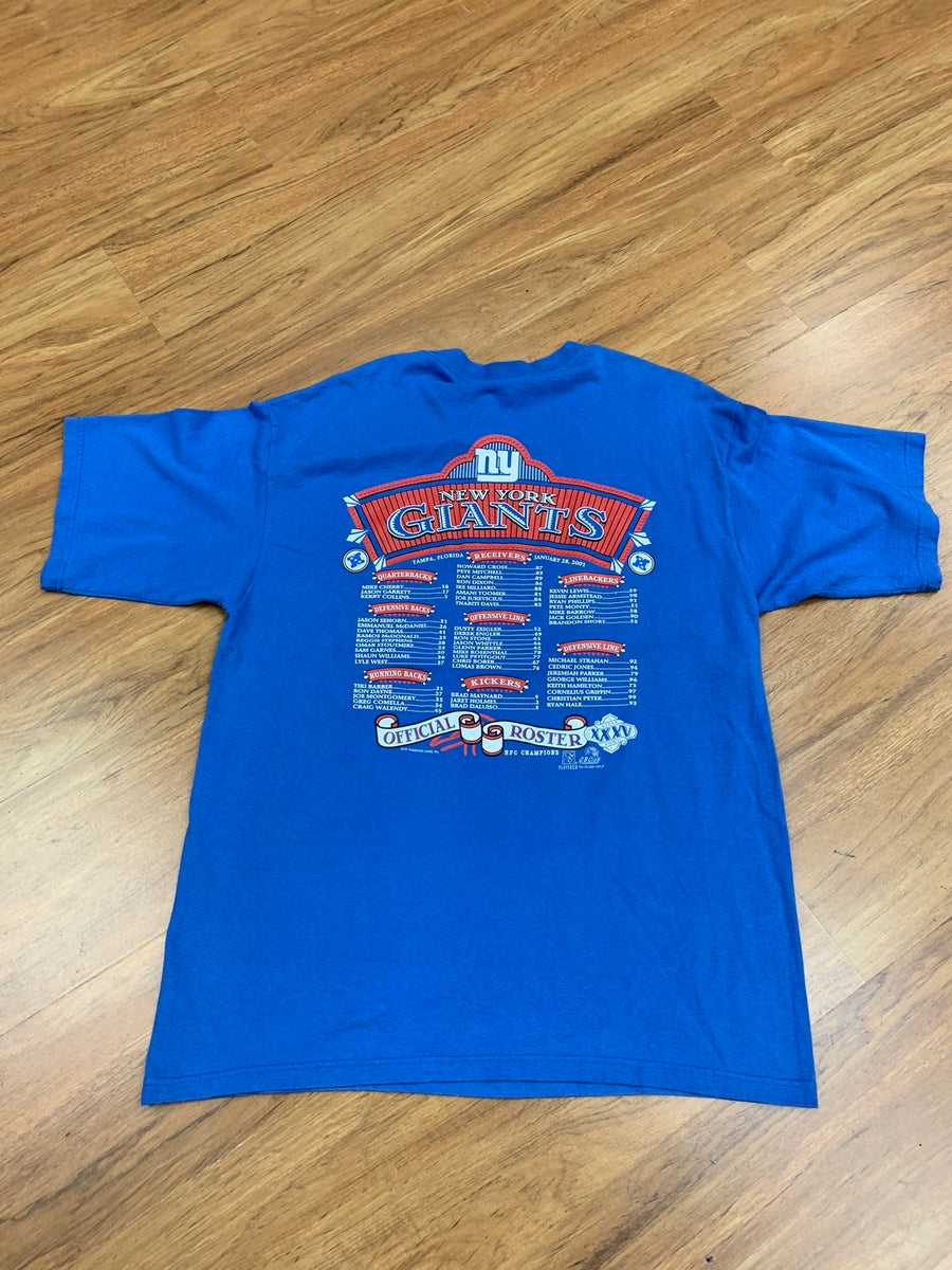Vintage Giants 2000 NFC Champions Tee Blue