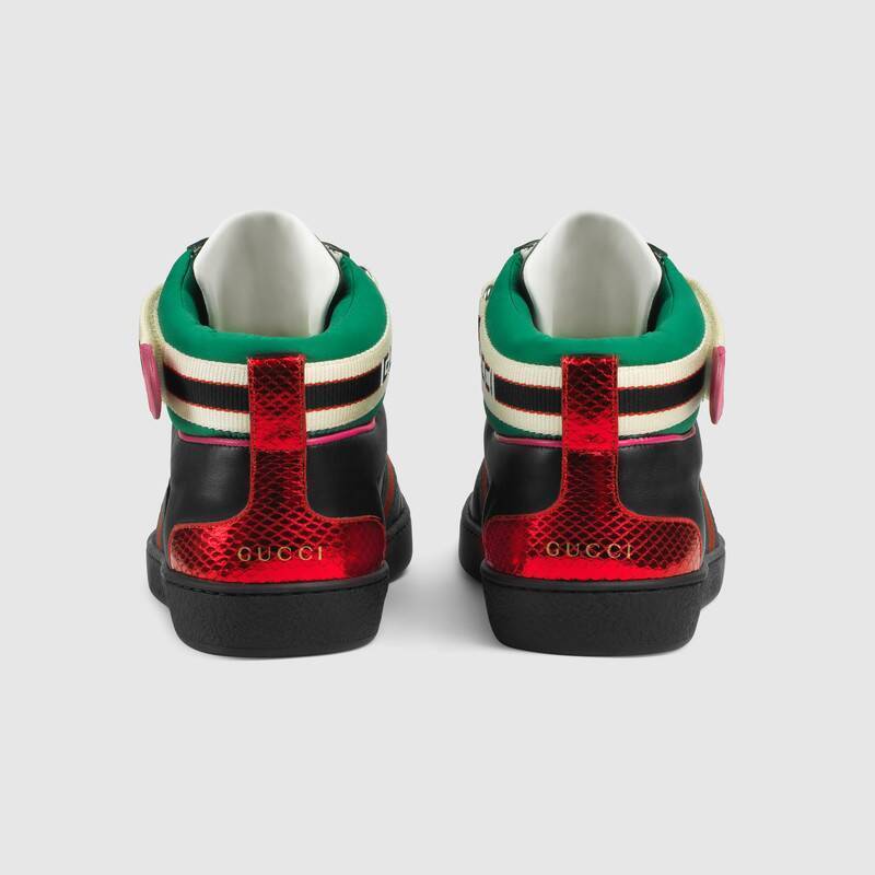 Gucci stripe Ace high-top sneaker