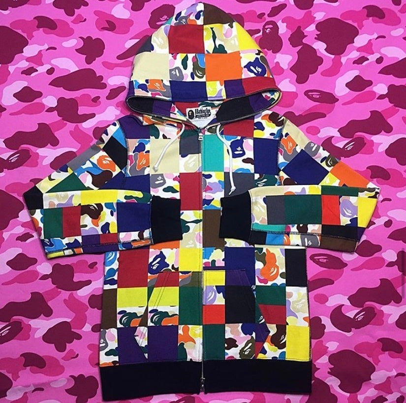 VNDS Bape Patchwork Full Zip Camo Hoodie