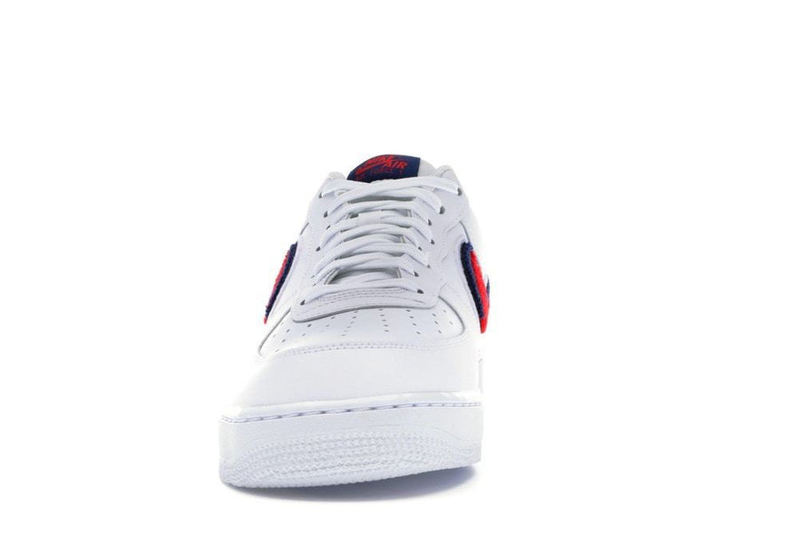 Nike Air Force 1 Low 3D Chenille Swoosh White Red Blue