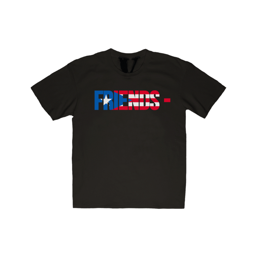 Vlone Puerto Rico Friends- Black Tee