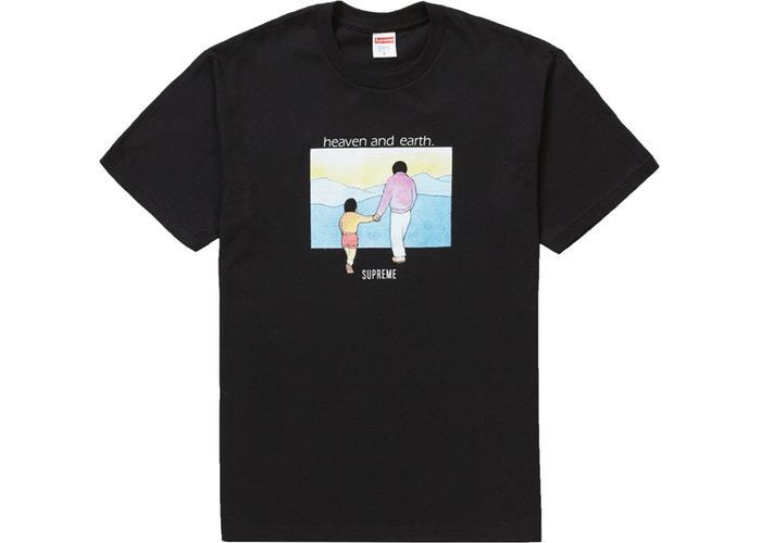 Supreme Heaven And Earth Tee Black