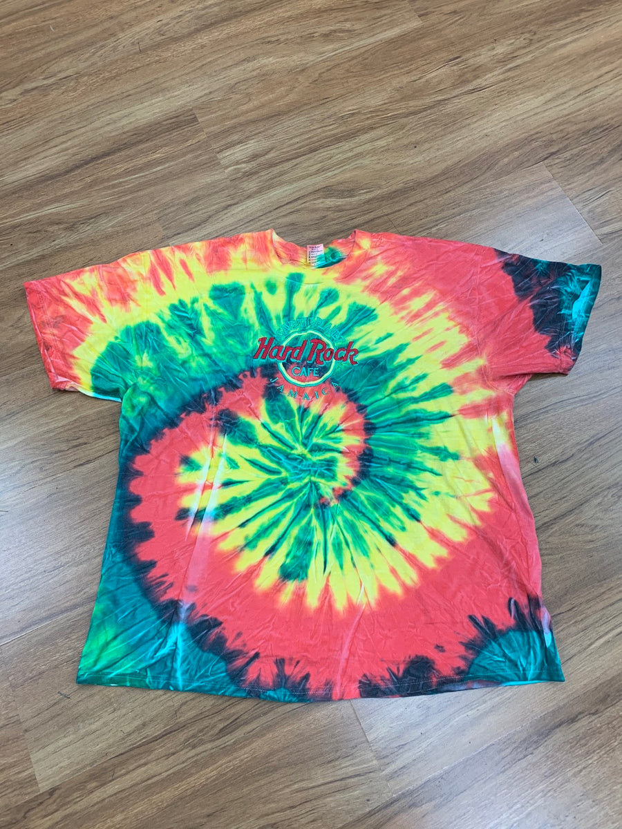 Vintage Hard Rock Jamaica Tie Dye Tee
