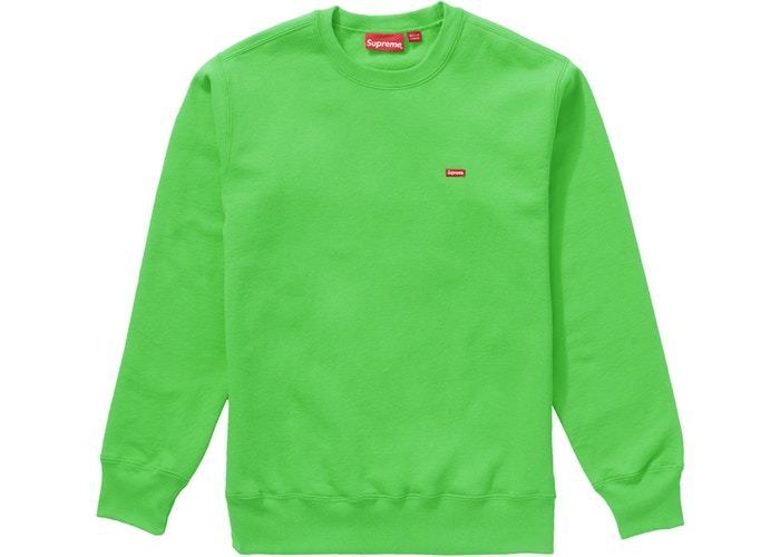 Supreme Small Box Crewneck Bright Green