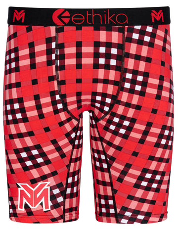 Ethika Young Money Plaid Staple Fit Boxer Briefs