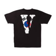 Vlone SOUTH KOREA FRIENDS TEE (BLACK)