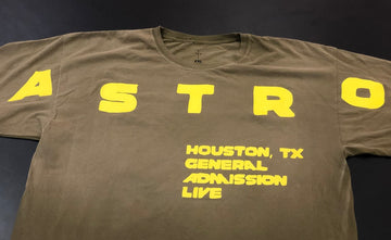 Travis Scott Astroworld Festival Merch Houston Texas Tee