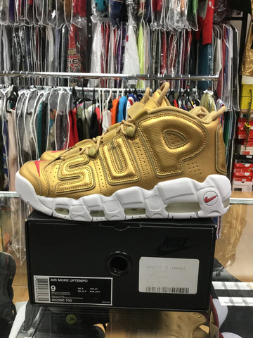 PADS Nike Air More Uptempo Supreme Subtempo Gold