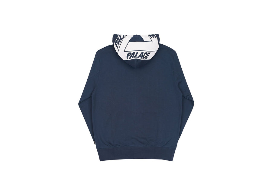 Palace Big Tri-Ferg Zip Hood Navy