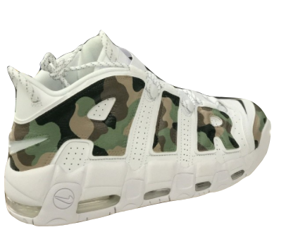 Custom Nike Air More Uptempo Camo – Kickzr4us