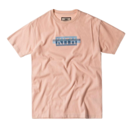 Kith Strike Box Logo - Salmon Pink