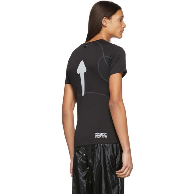 Off-White Black & Silver Running T-Shirt