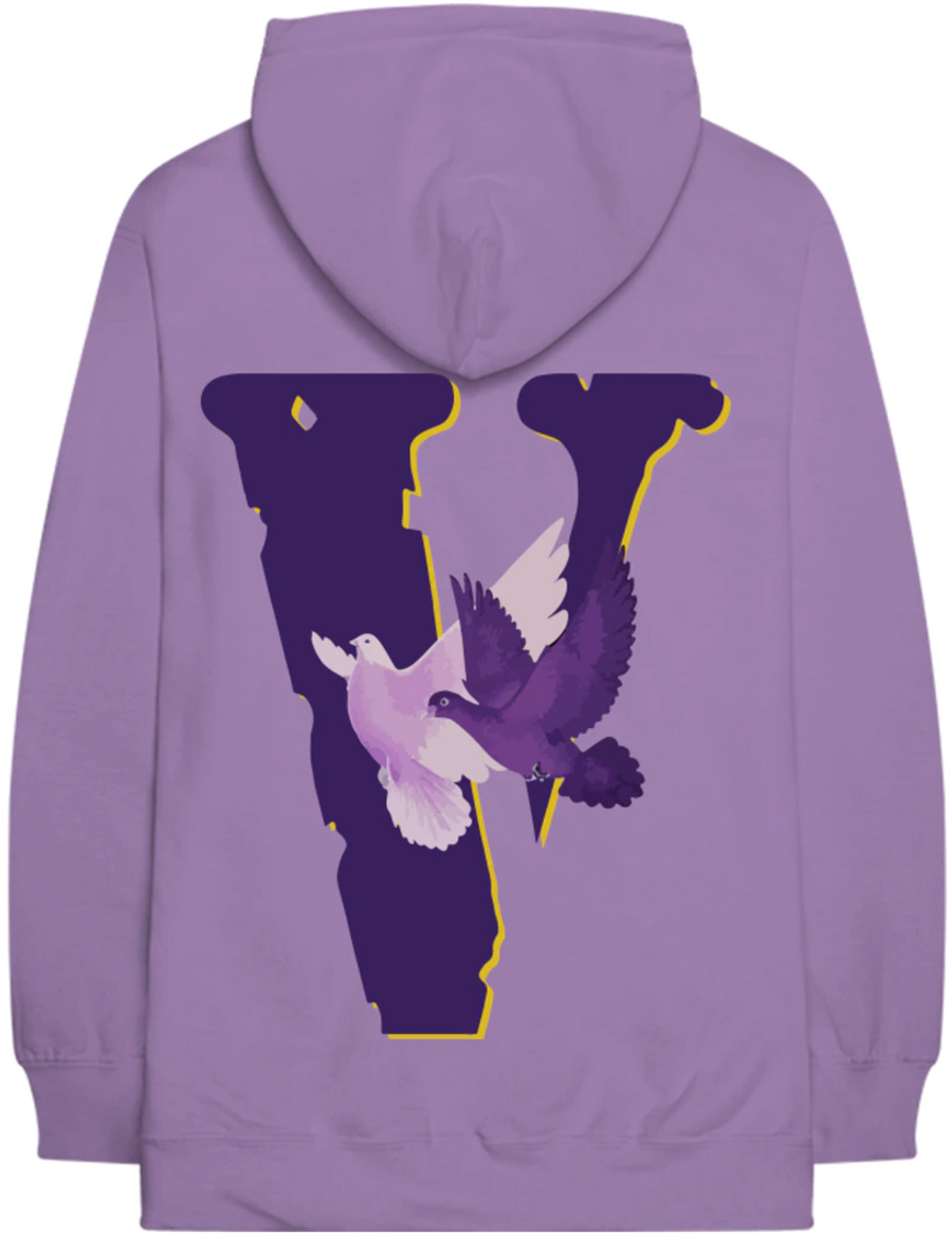 Nav x Vlone Doves Hoodie Purple