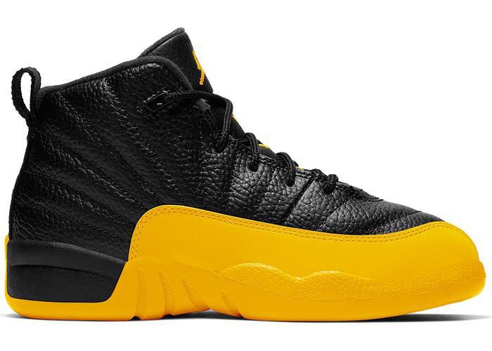 Air Jordan 12 Retro Black University Gold (PS)