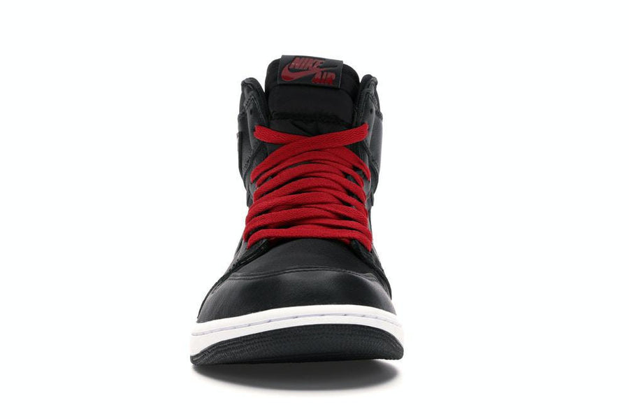 Air Jordan 1 Retro High Black Satin Gym Red