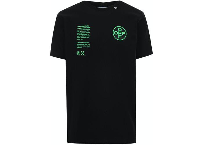 OFF-WHITE Slim Fit Arch Shapes T-Shirt Black/Green