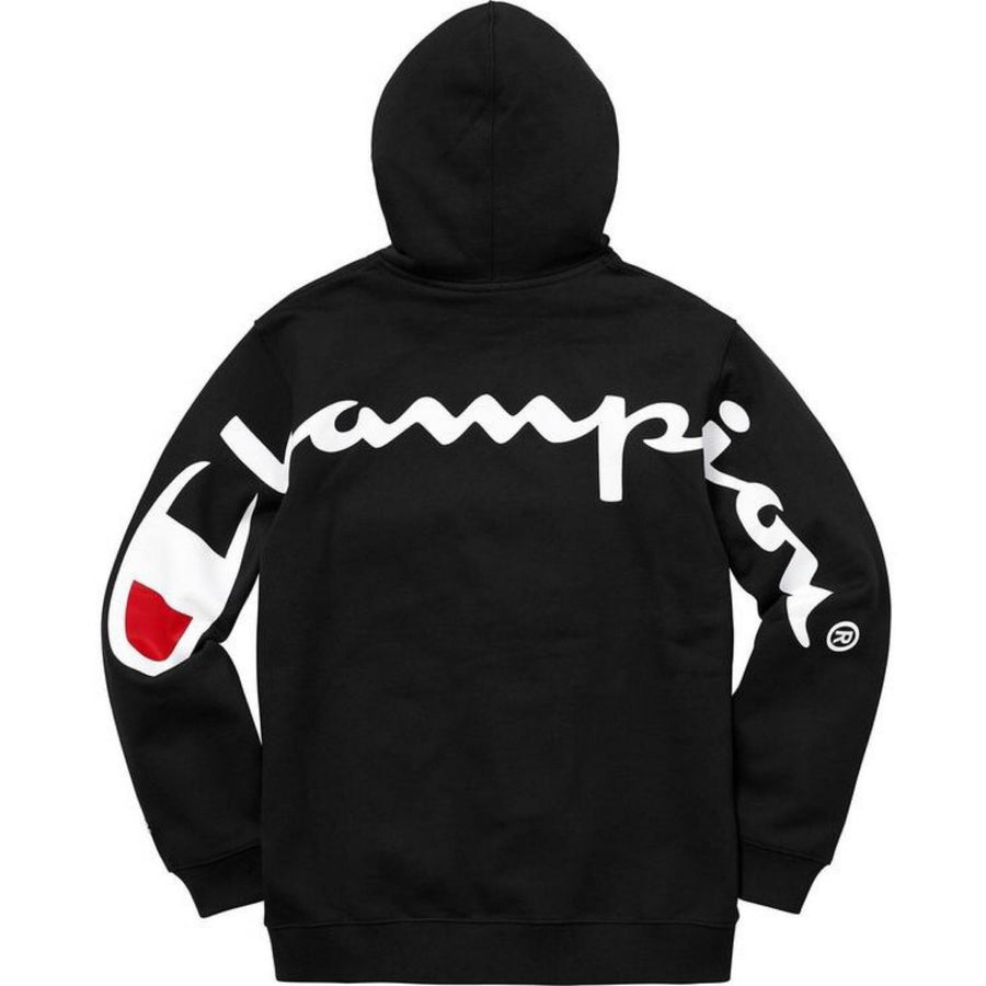 Supreme Champion Hooded Sweatshirt (SS18) Black