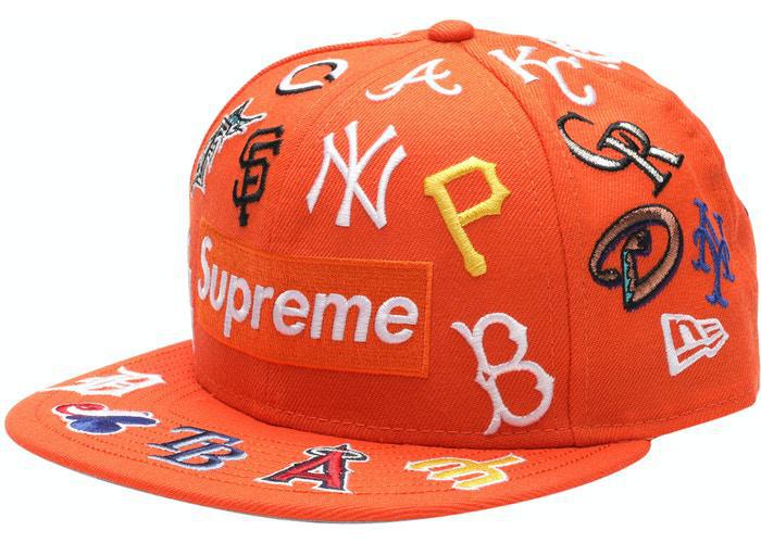 Supreme MLB New Era Orange