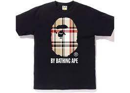 BAPE A Bathing Ape Check by Bathing Tee