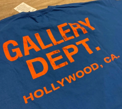 Gallery Dept Blue and Orange Shirt