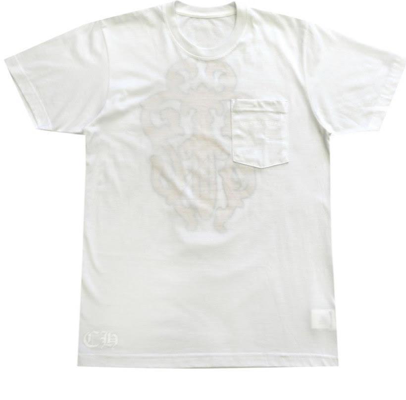 Chrome Heart Hairy Dagger Tee White