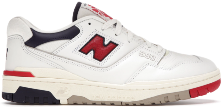 New Balance 550 Aime Leon Dore White Navy Red