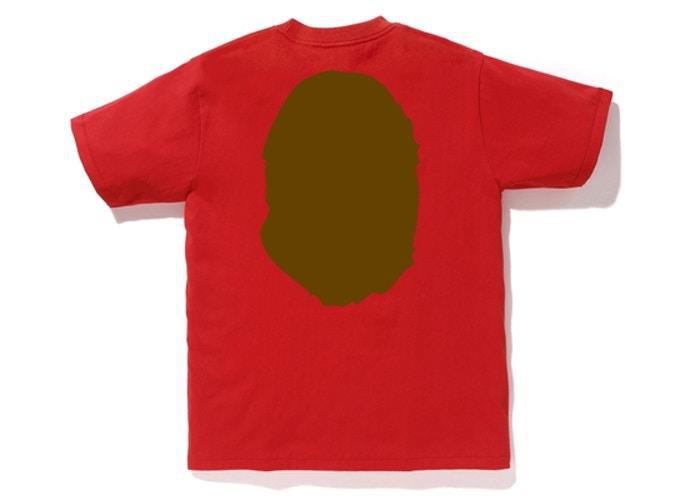 BAPE Big Ape Head Tee Red