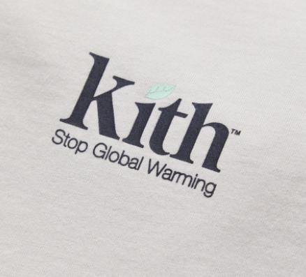 KITH Stop Global Warming Tee Natural