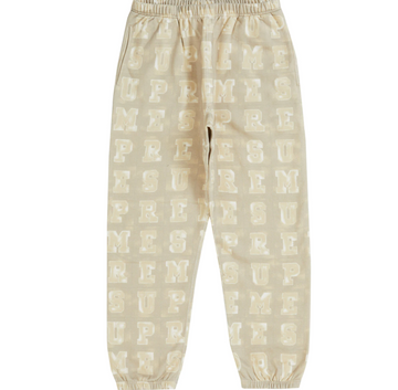 Supreme Blocks Sweatpant Tan