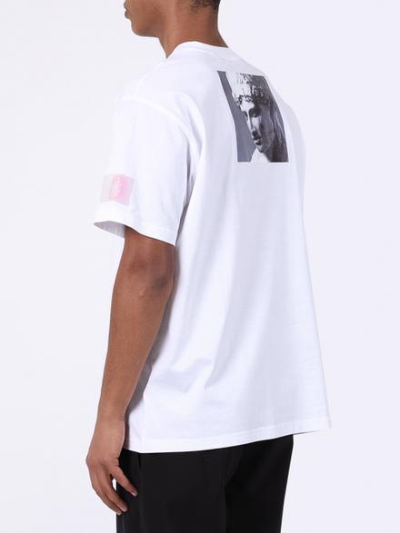 Burberry White Montage Print T-shirt