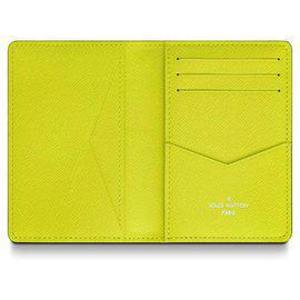Louis Vuitton Taiga Yellow Monogram Wallet