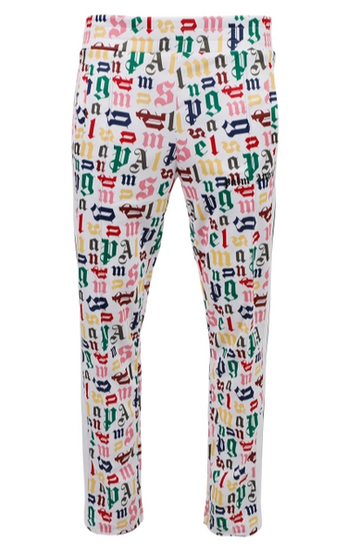 PALM ANGELS Multicolored Monogram Track Pants