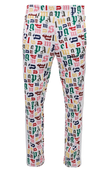 PALM ANGELS Multicolored Monogram Track Pants
