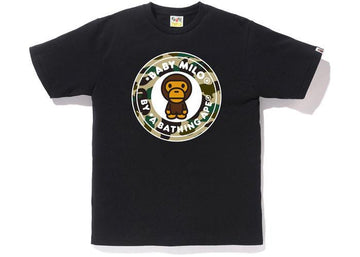 BAPE 1st Camo Milo Busy Works Tee Black/Yellow