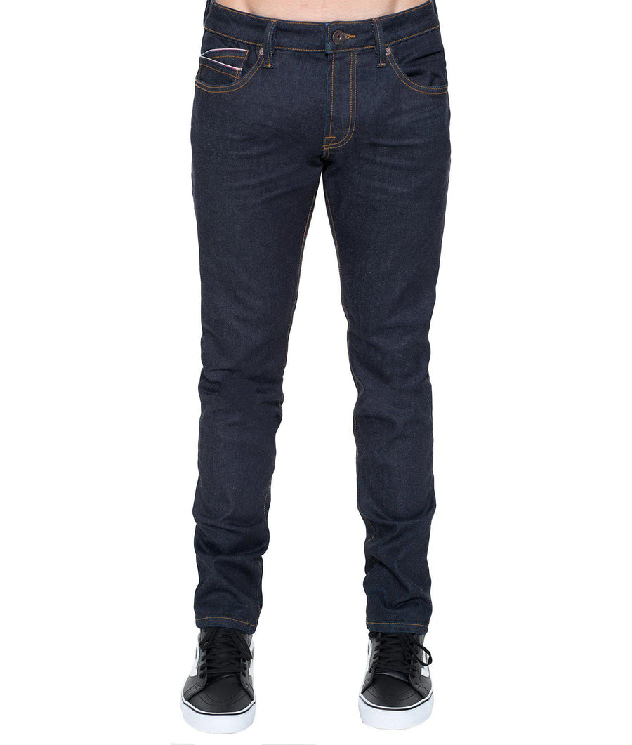 CULT OF INDIVIDUALITY ROCKER SLIM DENIM JEANS PREMIUM STRETCH IN RINSE