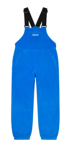Supreme Polartec Overalls Bright Blue