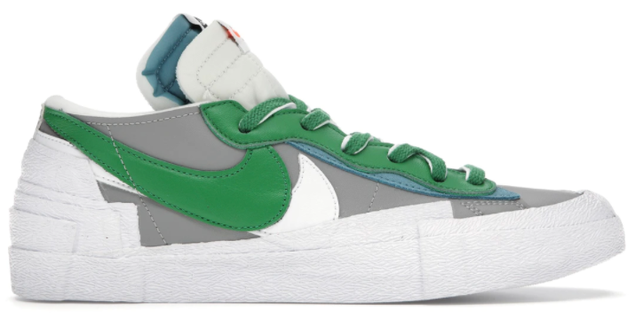 Nike Blazer Low sacai Medium Grey Classic Green