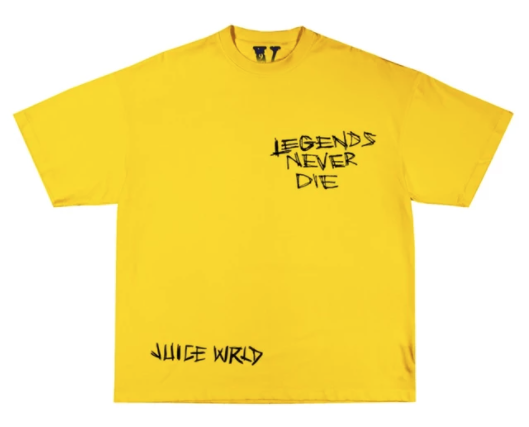 Juice Wrld x Vlone Inferno Tee Yellow