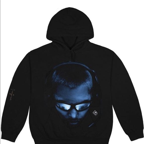 Travis Scott Corrupted Hoodie Black
